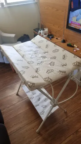 Banheira galzerano com suporte e trocador