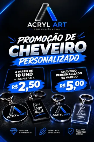 Chaveiros personalizados