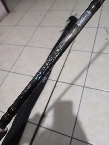 Vara pesca Lummis + Carretilha TITAN 12000 BG (ESQUERDA)