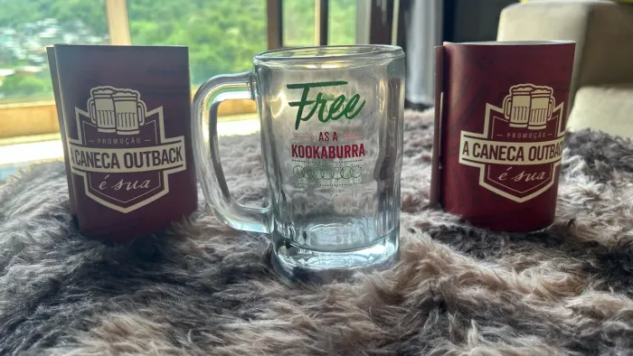 Caneca do Outback edição limitada - kit com 3