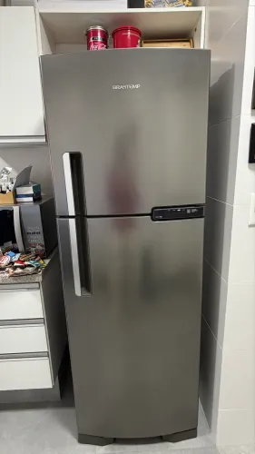 Geladeira Brastemp 375L inox