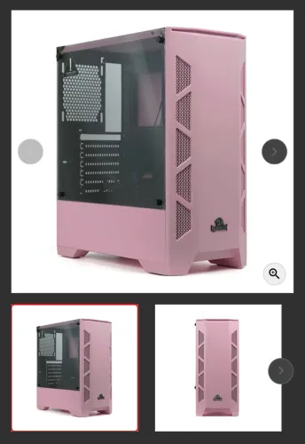 Gabinete gamer rosa - Redragon Starscream