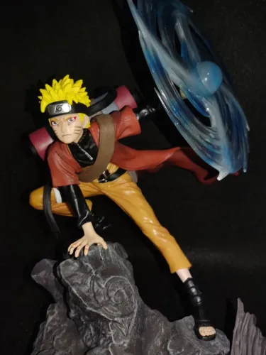 Boneco Naruto Uzumaki Rasenshuriken Modo Sennin 32cm