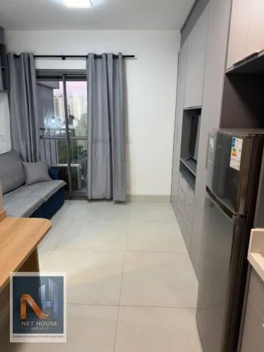 Studio Mobiliado Moderno ao Lado do Metrô Santos-Imigrantes | Place Klabin Vie