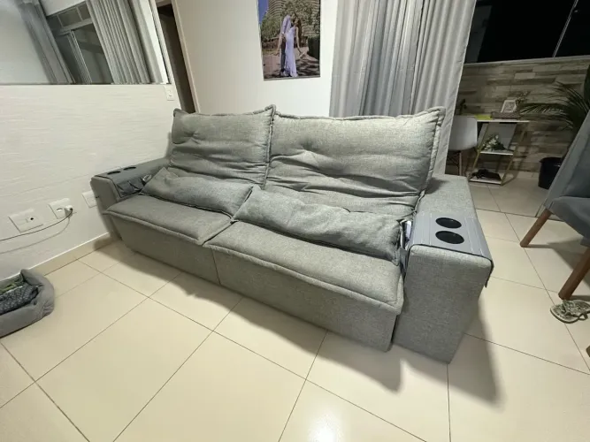 SOFÁ LINHO RETRÁTIL 2,50m
