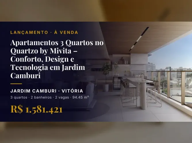 Apartamento de 3 Quartos em Jardim Camburi Conforto e Design Moderno