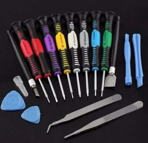 Kit Chaves Ferramenta 16 Peças Abrir Celular Iphone Precisão