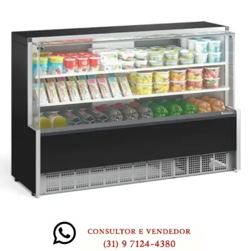 Balcão Refrigerado 2 Placas 1,75M Gelopar Novo
