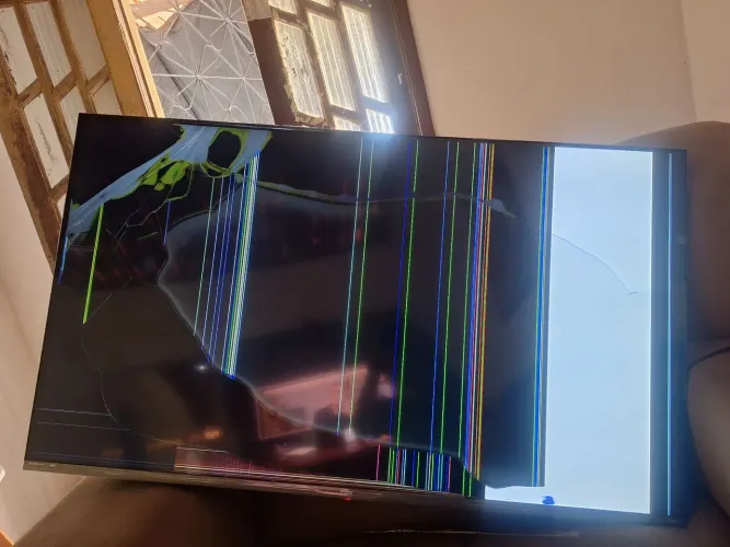 Tv philco 50 polegadas nova tela trincada