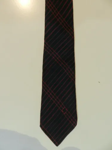 Gravata Vintage Italiana Salvatore Ferragamo (com detalhes)