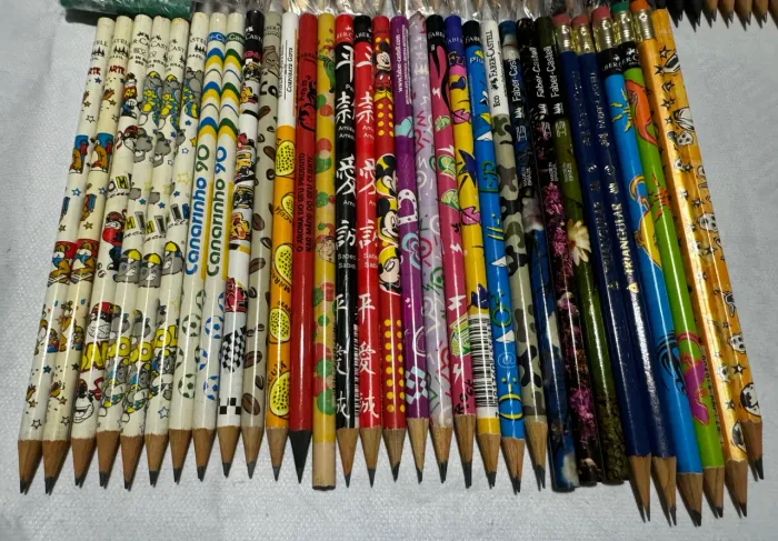 Lápis raros/ antigos variados Faber Castell (valores unitário/lote variados, sob consulta)