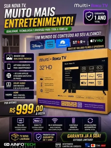 Tv smart 32 nova 