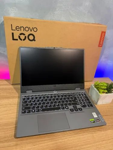 Notebook Gamer Lenovo LOQ RTX 4050 DDR5 144Hz NOVO!
