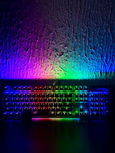 TECLADO MECÂNICO HYPERX MARS RGB - OPORTUNIDADE 