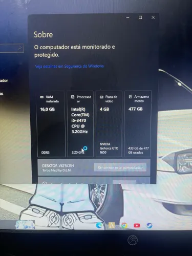 VENDO PC GAMER , FAÇO ROLO COM VOLTA PRA MIM