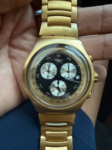 SWATCH CARA PRETA BANHO ORIGINAL
