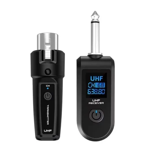 Transmissor sem fio para microfones e instrumentos musicais