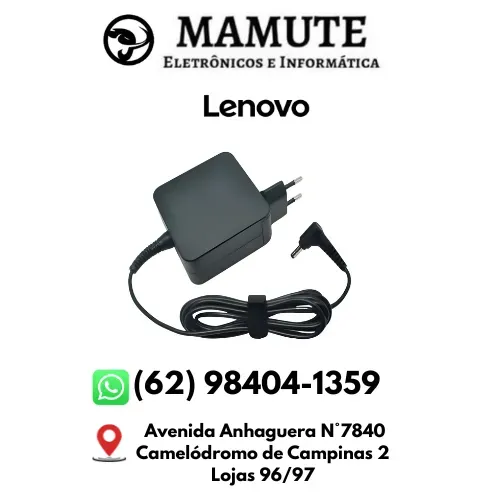 Fonte Carregador Notebook Lenovo Ultra IdeaPad Pino Fino 20V 3.25A