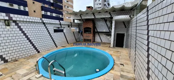 Cobertura triplex à venda com piscina e churrasqueira Gonzaga Santos