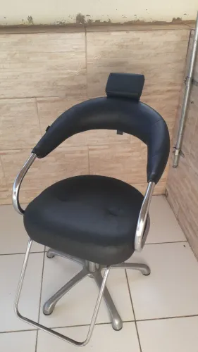 Cadeira de Salão de beleza Preta