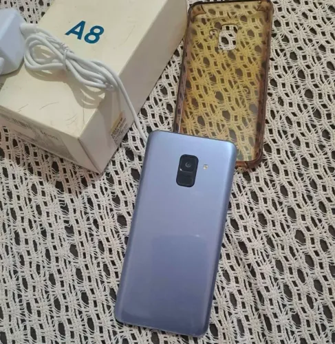 SAMSUNG A8 NFC CAIXA E ACESSÓRIOS