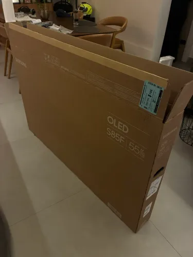 Caixa TV Samsung 55 polegadas vazia