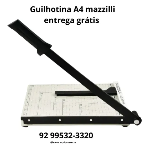 Guilhotina Cortador de Papel A4 Mazzilli Metal