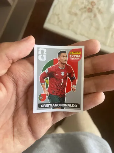 CRISTIANO RONALDO SILVER PANINI ORIGINAL