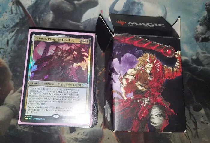 Deck de Commander - Marcha das Máquinas: Ameaça Crescente (BW) Magic the gathering