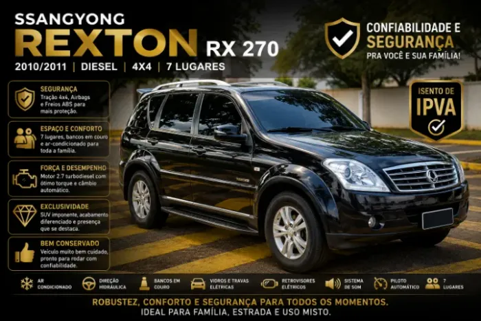 Ssangyong Rexton II 2.7 20V 165/186cv TDI Dies.aut 2010