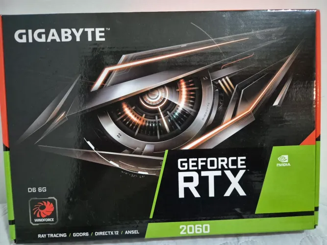 Placa Geforce RTX 2060 + fonte P550 Gigabyte