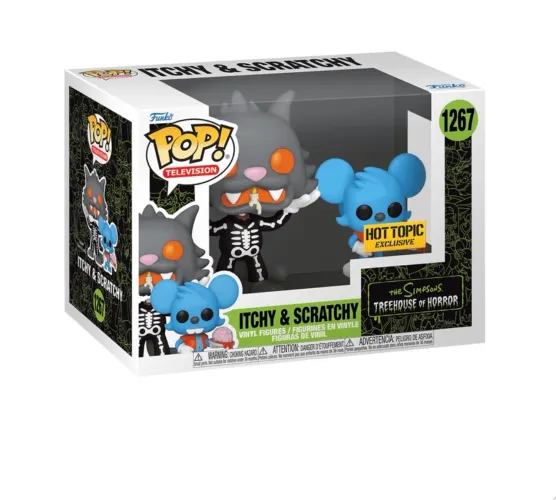 Funko Pop - Simpsons - Comichão e Coçadinha - Itchy & Scratchy 1267
