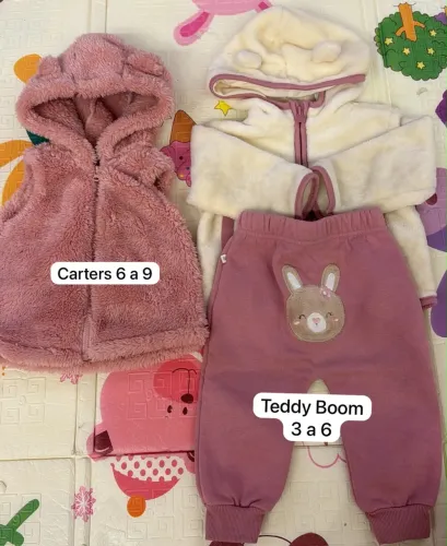 Roupas bebê menina Carters, teddy Boom e Melissa