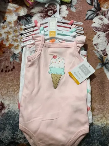 5 bodies Hudson Baby Tam 3-6 meses