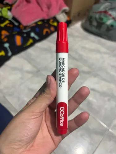 marcador de quadro branco gooffice vermelho