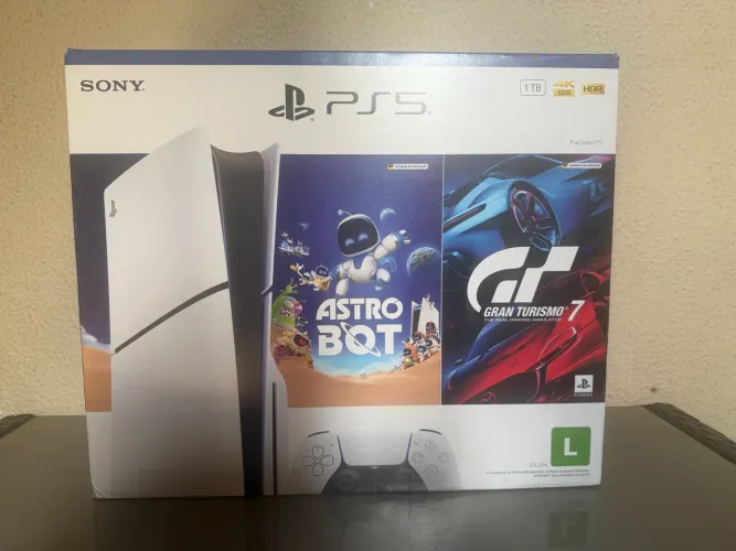 PlayStation 5 slim mídia física 1tb novo!