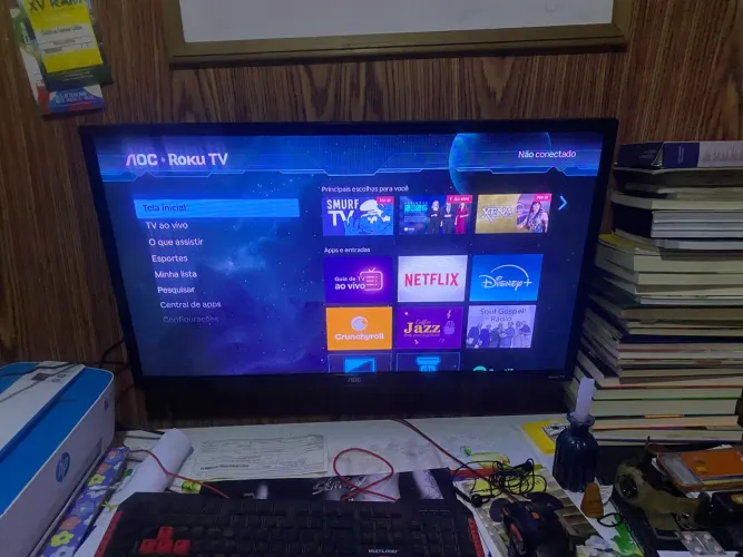 Smart TV AOC Roku TV 32 polegadas
