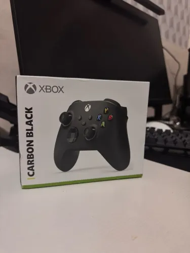Controle Xbox Carbon Black Lacrado