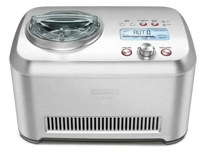 Sorveteira Gelato Breville Express Aço Inox 127v Tramontina