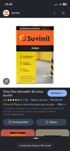 Tinta piso