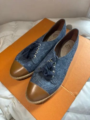 Espadrille Capodarte Jeans Monograma Couro N°36 ? Usado