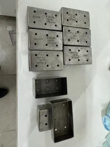 Kit 16 estojos odontológicos usados autoclavaveis