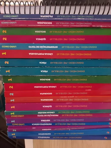Livros Poliedro Ensino Médio Pré Vestibular