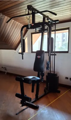 Estação de ginástica musculação 