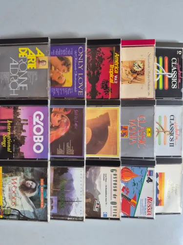 CDs- Orquestras variadas, clássicos e instrumentais.  15