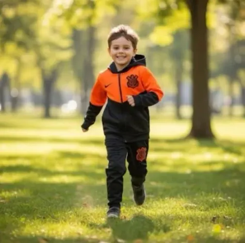 Conjunto Agasalho infantil Juvenil Corinthians
