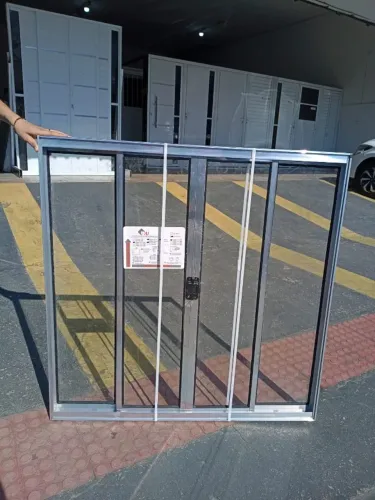 DIRETO DA FABRICA!! JANELA DE ALUMINIO 1.00X1.00 LINHA REFORÇADA