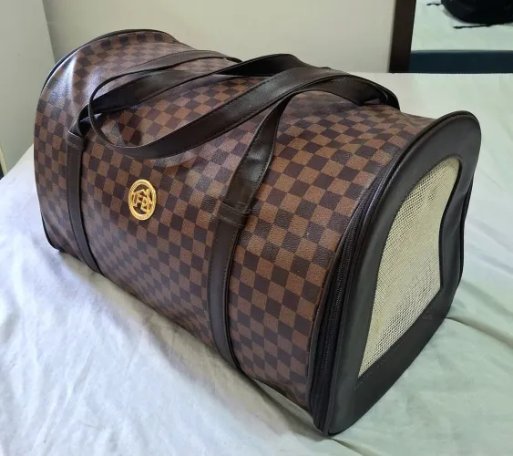 Bolsa de Transporte Fechada Luxo Fábrica Pet Coffee<br>