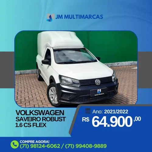 Volkswagen Saveiro Robust 1.6 Total Flex 8V 2022