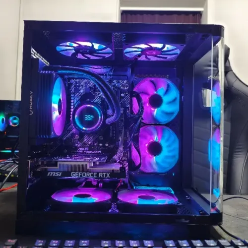 PC Gamer Ryzen 5 5500 + RTX 5060 8GB, 16GB DDR4, 500GB SSD | Full RGB